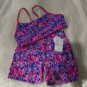 Buffbunny shorts and bra set